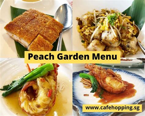 peach garden singapore menu